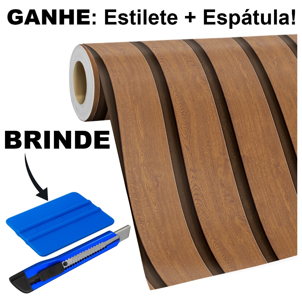 Papel de Parede Adesivo Ripado Ripas Madeira Canela 5 Metros Lavável Para Sala Achadinho Shopee!