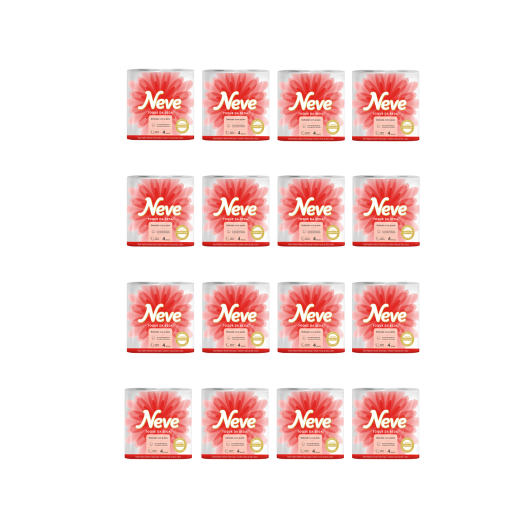 Papel Higiênico Folha Dupla 16x4 Neve