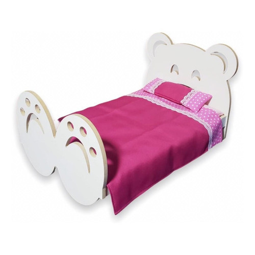 Cama Boneca Urso Baby Alive Wow Lol Kit Jogo De Cama Estrado