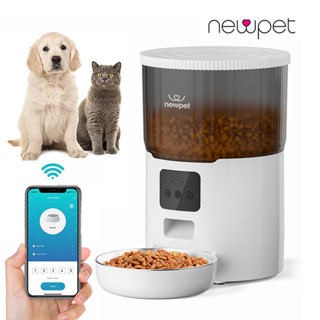 Alimentador Pet Tigela De Aço 4L Inteligente Automático Wi-Fi APP Dispensador de Comida para Gatos em Oferta na Shopee