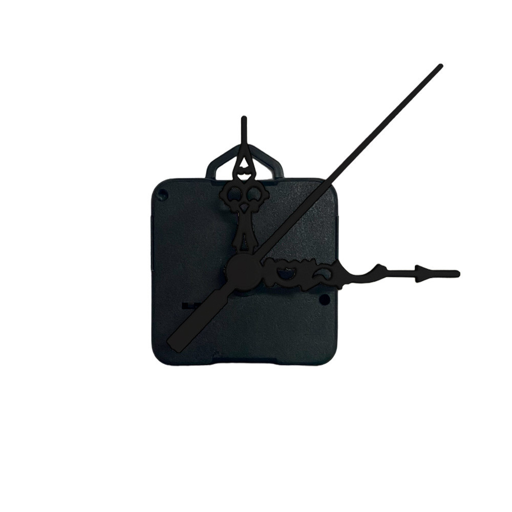 Máquina de Relógio Tic Tac Quartz de Parede 13mm com Ponteiros Luiz Xv 5,5cm Preto