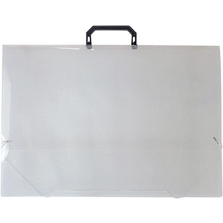 Maleta Plástica com ALÇA A3 Cristal 23MM em Oferta na Shopee
