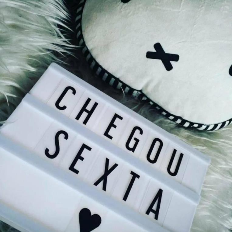Letras Pretas Para Luminária Letreiro De Cinema Light A4 Ideal para decoração de festa — imagem 2 de 2