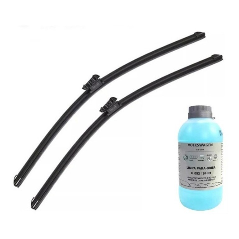Par Limpador Parabrisa Palheta Amarok Vw + Limpa Parabrisa