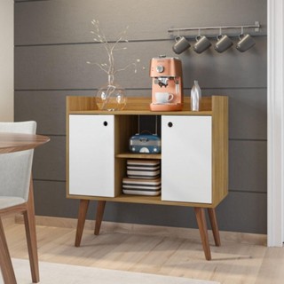 Buffet Aparador De Café Cairo 2 Portas Fiorello Freijo Com Branco em Oferta na Shopee