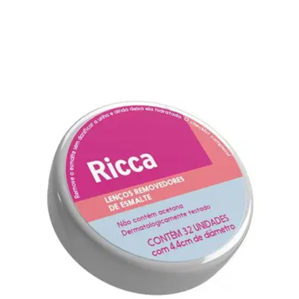 Removedor de Esmaltes Lenço Ricca: Onde Comprar | BuscaProdutos
