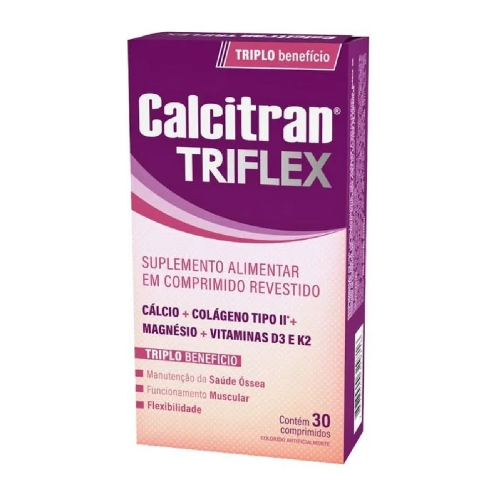 Calcitran Triflex 30 Comprimidos em Oferta na Shopee