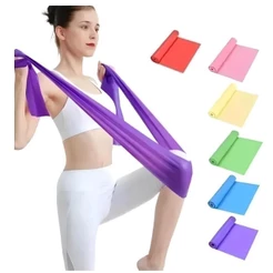 Faixas Elásticas 1,5m Para Fisioterapia Academia Pilates Yoga Exercícios Funcionais Alongamento Resistência