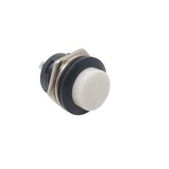 20 Peças Chave Push Button R13-507 Branca Sem Trava Pulsante Botão Momentâneo NA Interruptor Painel