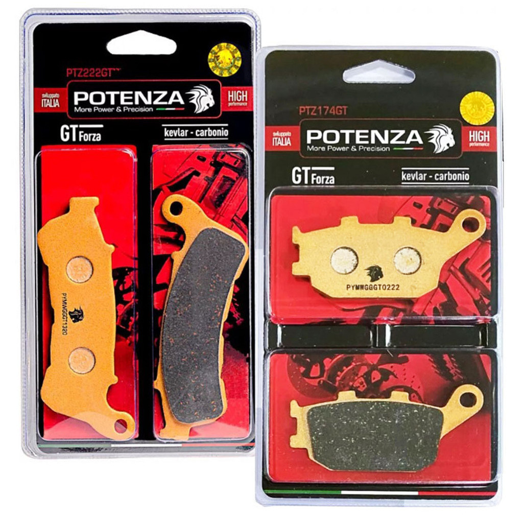 Kit Pastilhas de Freio Xre 300 Abs 2009-2018 Potenza Gt Forza (Metálica) em Oferta na Shopee