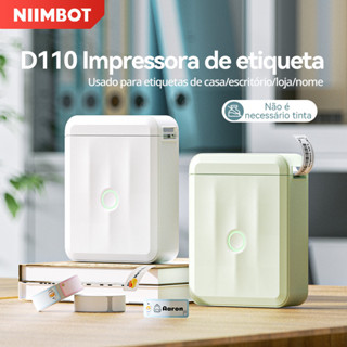 NIIMBOT D110 Impressora de Etiquetas Inteligente Térmica Bluetooth Impressora sem Tinta pa...