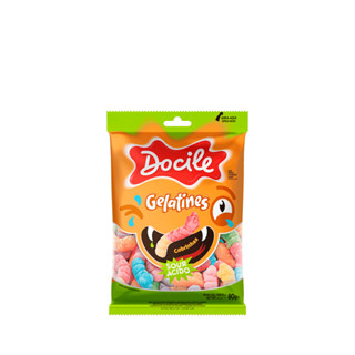 Bala de Gelatina Cobrinhas Cítricas 80g - Docile em Oferta na Shopee