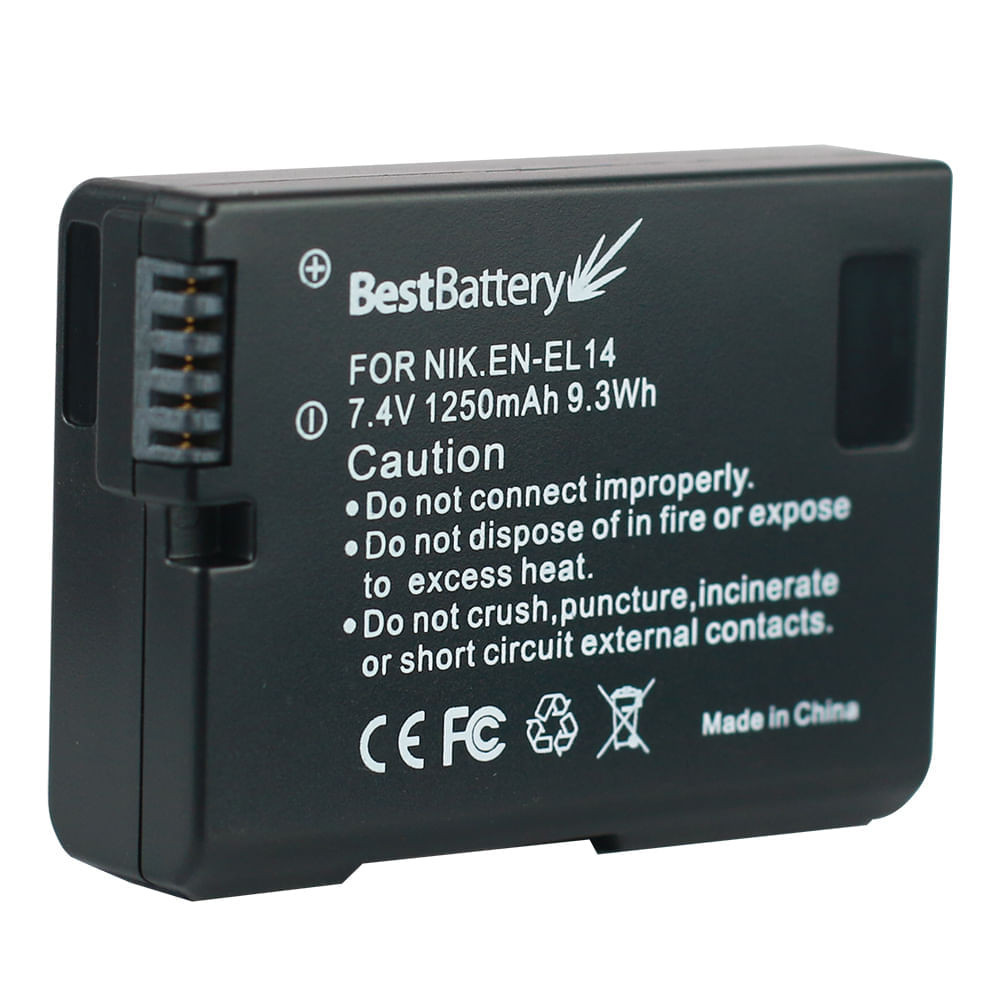 Bateria Nikon En-el14 Best Battery Modelos na Descrição Enel14