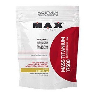 Mass Titanium Refil 1,4kg Baunilha - MAX TITANIUM