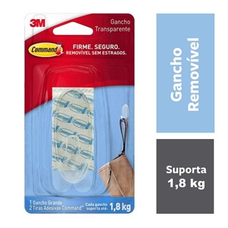 Gancho Adesivo Command Grande ATE 1,8KG 3M em Oferta na Shopee