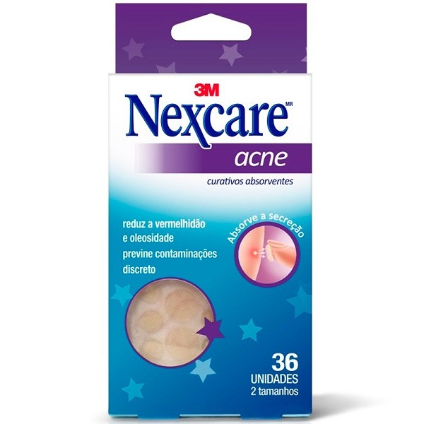 Curativo Nexcare para ACNE com 36 Unidades - Beauty