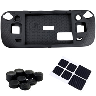 Kit Para Steam Deck Capa Case Protetora + 14 Acessórios Grip Silicone Console  Botão Analógico Preto em Oferta na Shopee