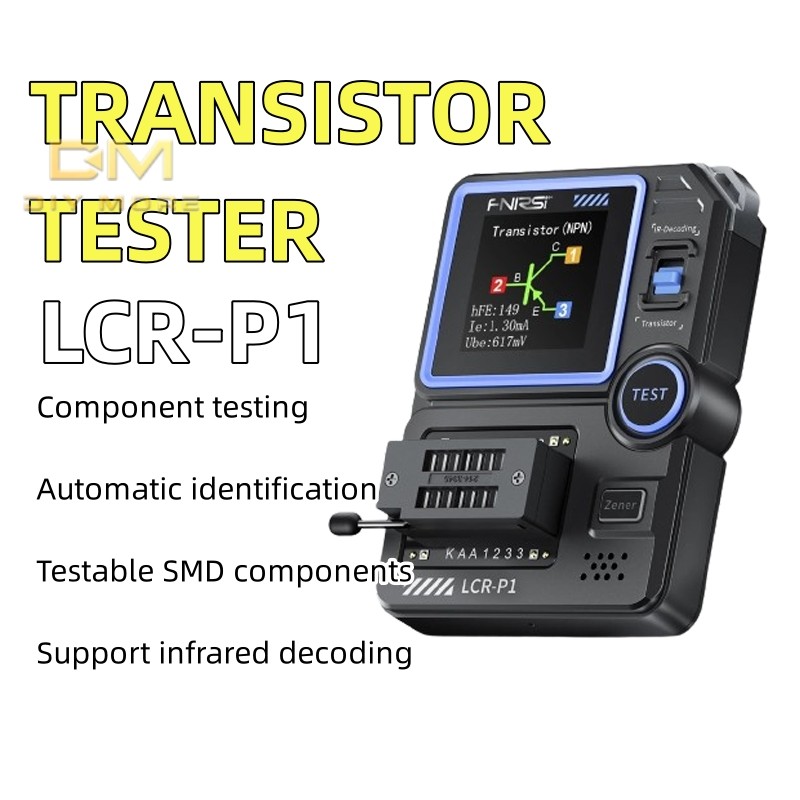DIYMORE LCR-P1 Testador De Transistor Multímetro Diodo Triodo ESR NPN PNP MOSFET SMD Multifuncional De Resistência