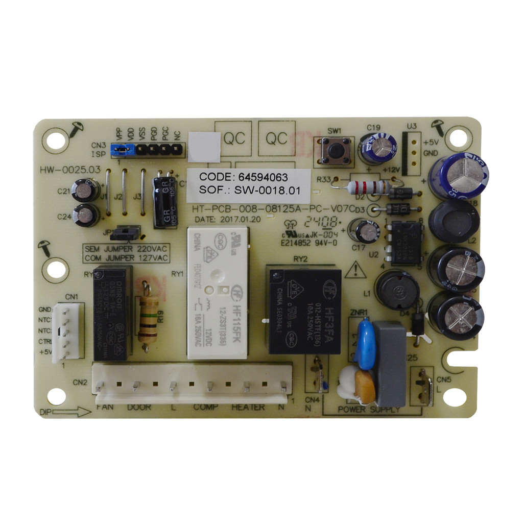 PLACA PRINCIPAL / POTÊNCIA ELECTROLUX GELADEIRA / REFRIGERADOR DF34A DF35A DF35X 64594063 | ORIGINAL