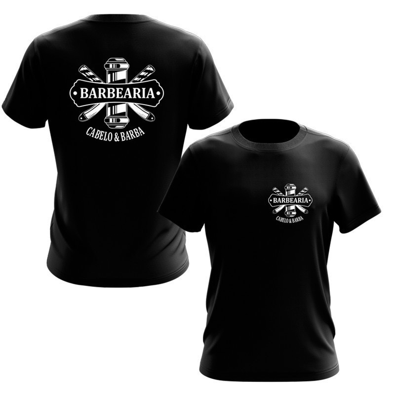 Camiseta Barbeiro Barbearia Cabeleireiro Salão Profissonal Qualidade Produto Top em Oferta na Shopee