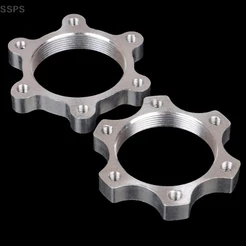 [SSPS] 2 Pcs Bicicleta Roda Livre Rosca Cubos Disco Freio Rotor Flange Adaptador FAH
