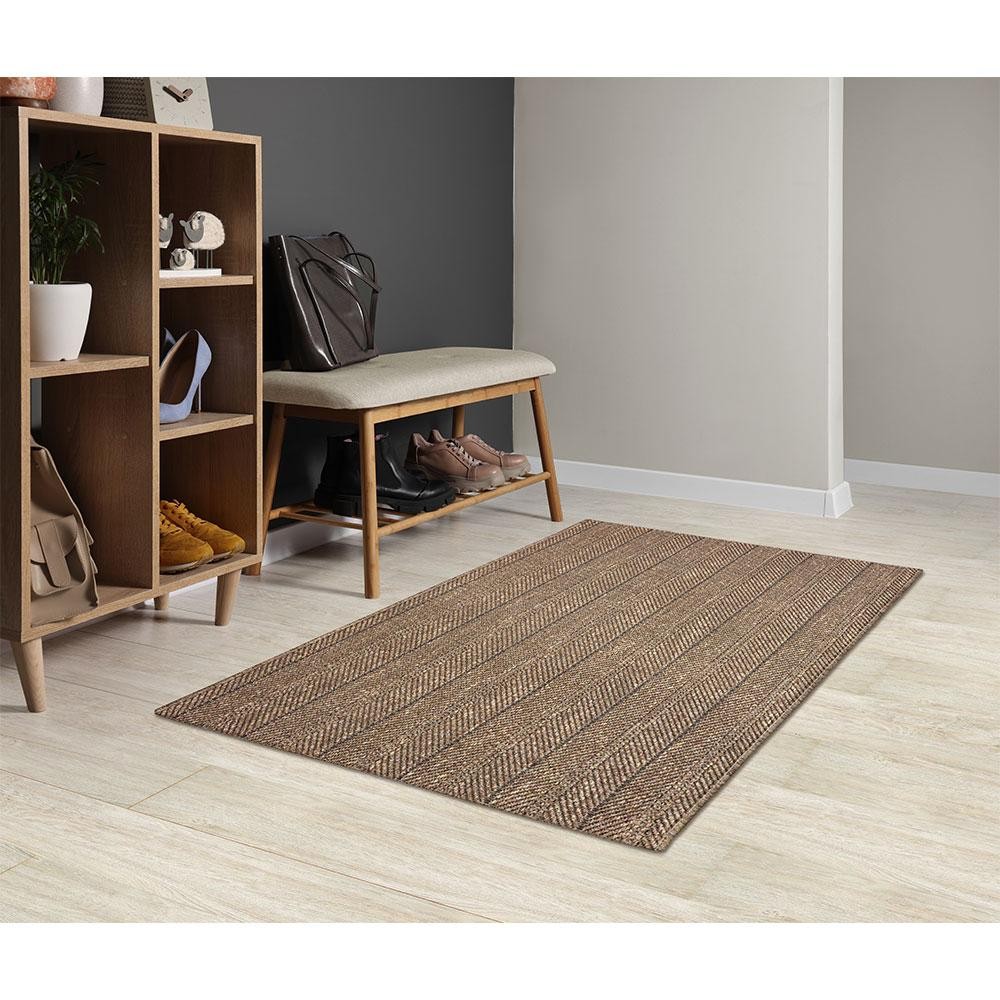 Tapete Para Sala Eco Terra Madeira 1,00x1,50 São Carlos