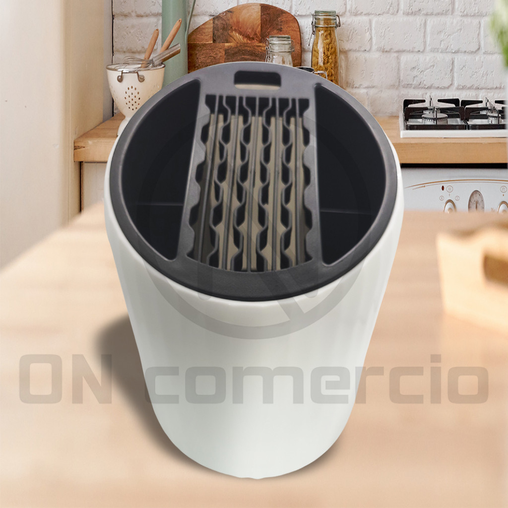Utensílios Porta De Cozinha 360 Graus Giratório Organizador de Talheres Facas Garfos Colheres OGC-01 em Oferta na Shopee