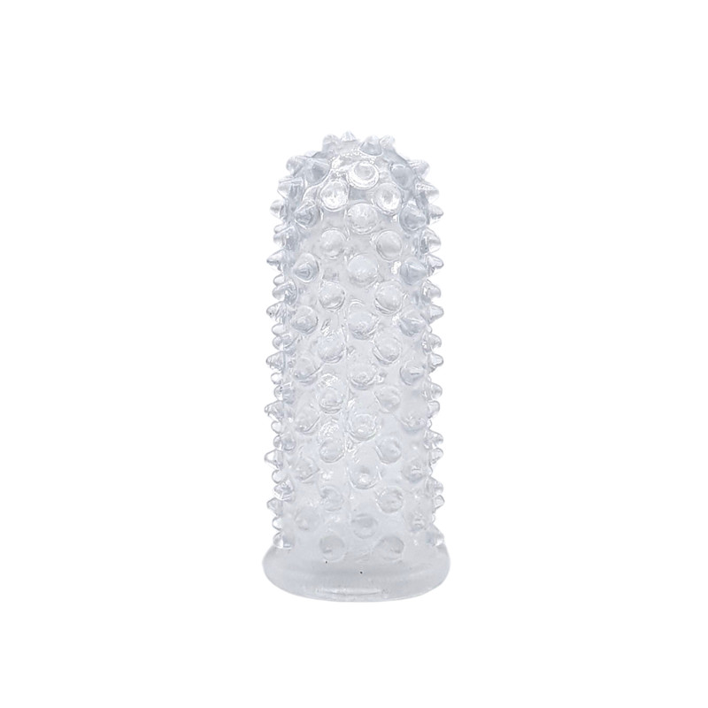 Kit com 2 Capas de Dedo Estimuladoras e Texturizadas - Hot Flowers G Point | 6,6 x 2,7 cm