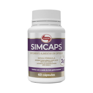 Simcaps 60 Cápsulas com Probióticos Lactobacilos - Vitafor em Oferta na Shopee