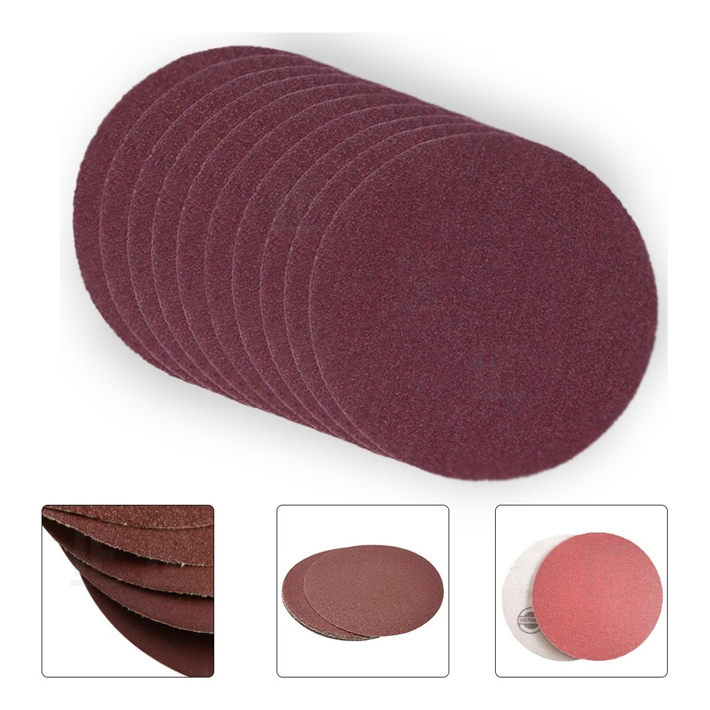 Disco De Lixas Com Velcro MTX 10 Peças 125mm Grão 150 em Oferta na Shopee