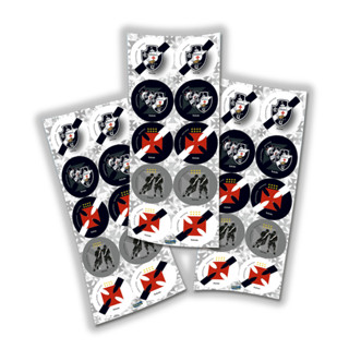 30 ~150 ADESIVO VASCO DA GAMA OFICIAL  REDONDO  FESTCOLOR em Oferta na Shopee