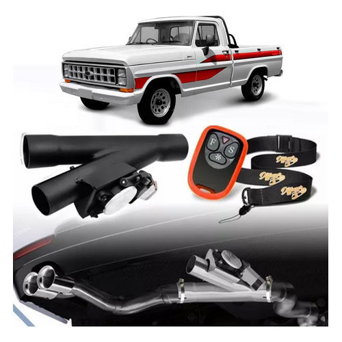Difusor Escapamento Sport Universal Carbono Ford F1000