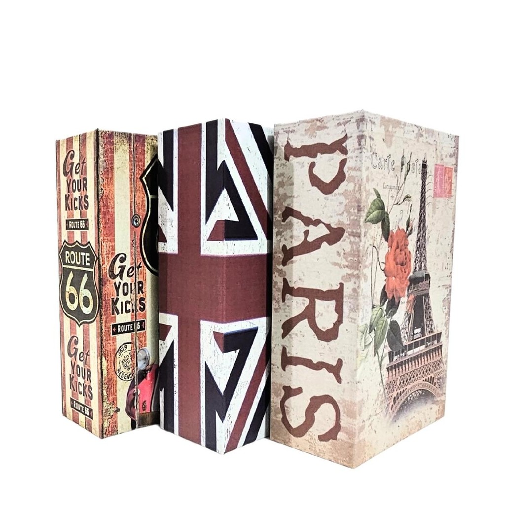 Cofre Livro Camuflado com Chave Porta Joia Dinheiro grande