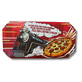 Caixa de Pizza Trem Metro - Fundo Resistente -25un em Oferta na Shopee