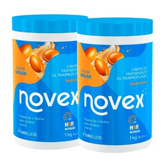 Kit 2 und Creme de Tratamento Novex Óleo De Argan 1kg em Oferta na Shopee