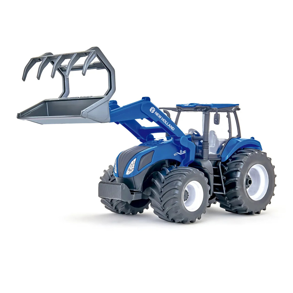 Trator New Holland T8 Implemento Garfo - Usual Brinquedos