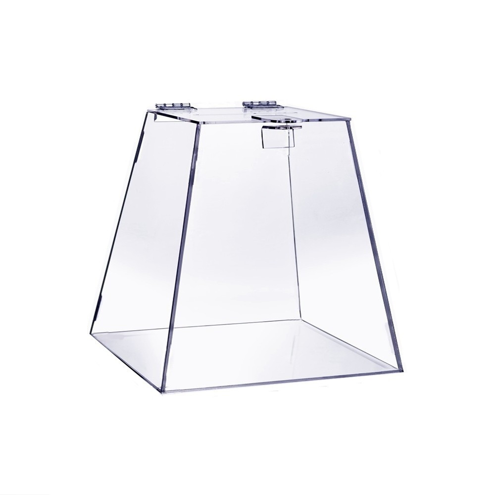 Urna Pirâmide Em Acrílico Transparente sorteio guardar dinheiro e bilhetes — imagem 2 de 2