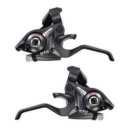 KIT ALAVANCA RAPID FIRE GTS-TEC 21V CORPO 100% ALUMÍNIO 3X7 MANETE INTEGRADA RESISTENTE em Oferta na Shopee