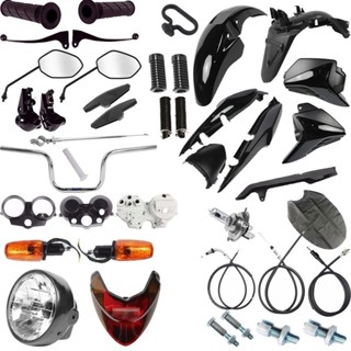 Kit Carenagem Farol Pisca Cabo Cg 150 Fan 2009 Ate 13 Preta em Oferta na Shopee