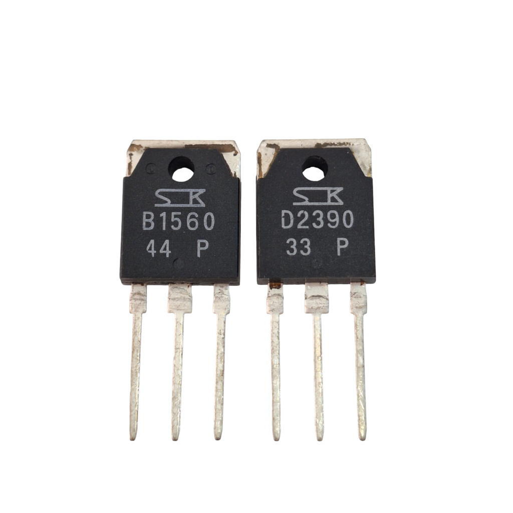 Par Casado Transistor 2SB1560 + 2SD2390 Sanken Amp  Áudio