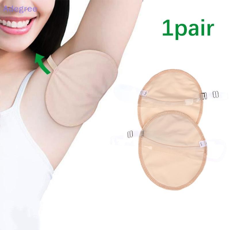 Adegree 1 Par De Almofadas Para Suor Nas Axilas , Protetor De Verão , Absorvente , Desodorante , Novo