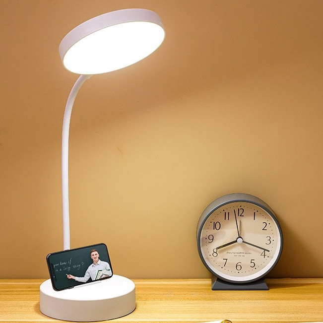 Luminária Abajur de Mesa  Sensor Led 3 Modos