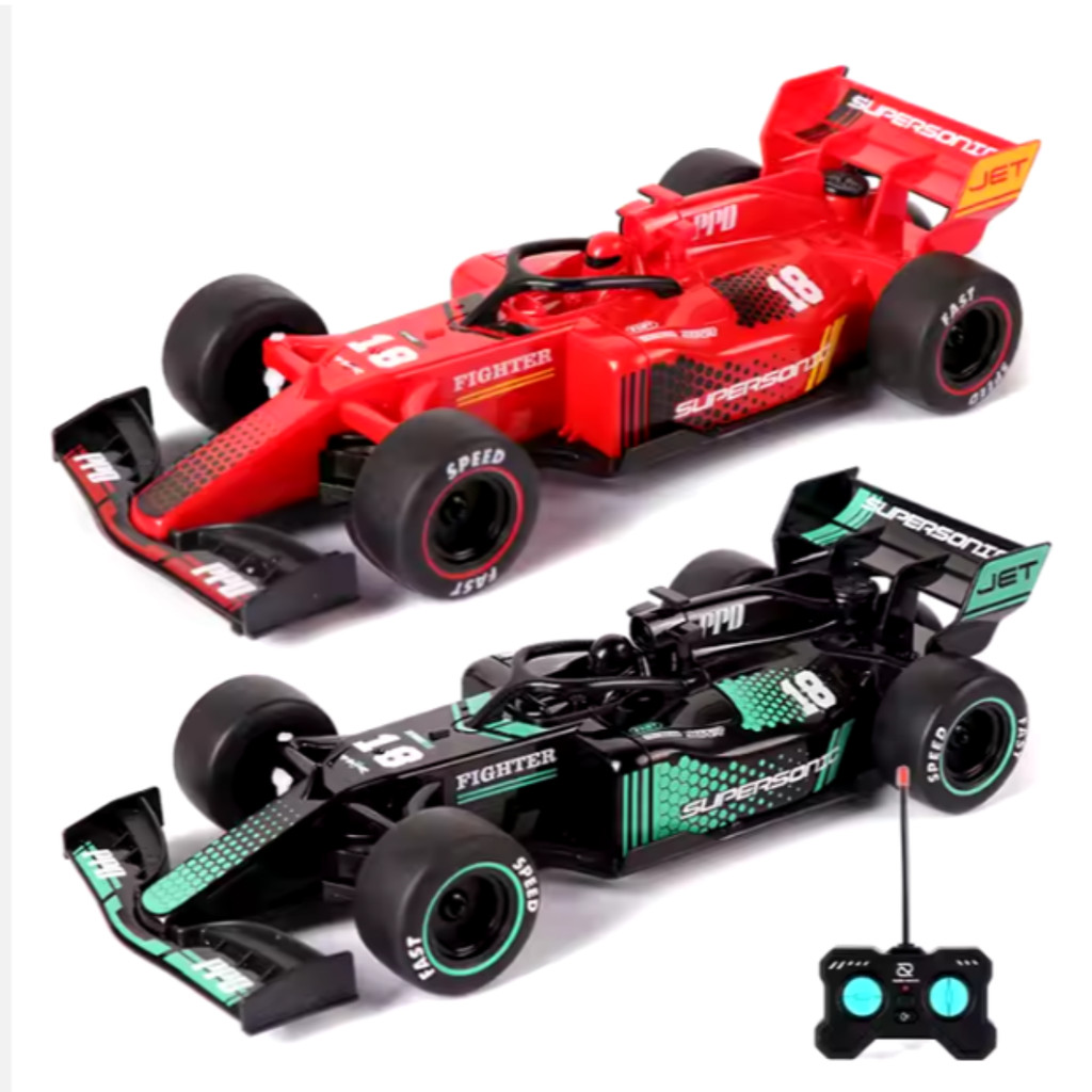 Carrinho Formula 1 Controle Remoto Solta Fumaça Recarregável