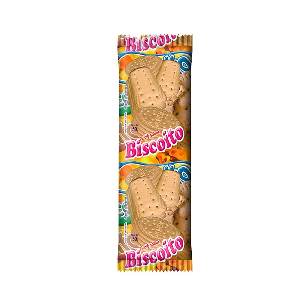 SAQUINHO PICOLE BISCOITO C/ 250 GRAMAS