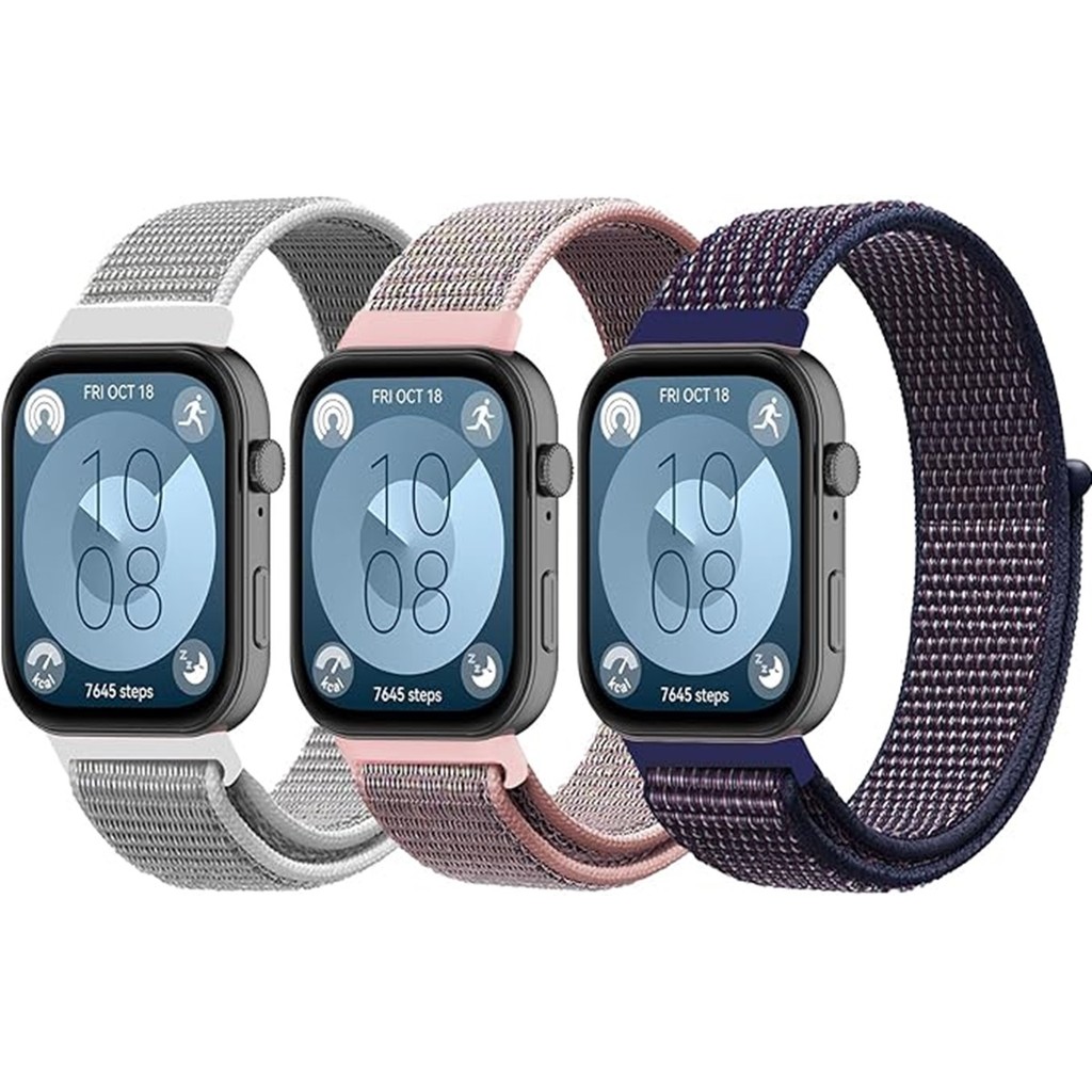 Pulseira Smartwatch Nylon Bight Poolsy Compatível Relógio Huawei Watch Fit 3 Fit 4 Fit 4 pro