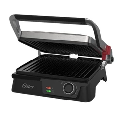 Grill Elétrico Multiuso Inox Oster 2 Em 1 110V