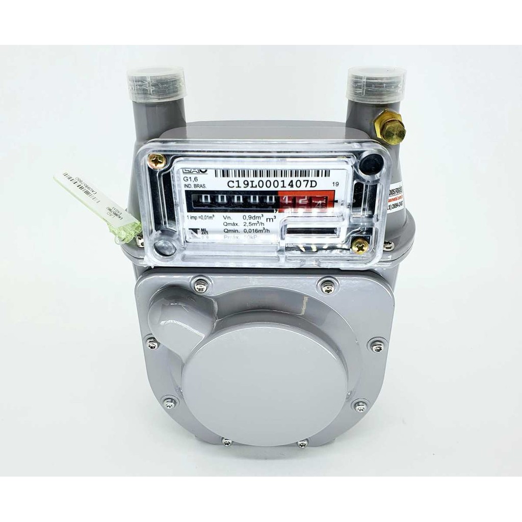 Medidores de Gás: Medidor de Gás GLP LAO G-1,6 Predial