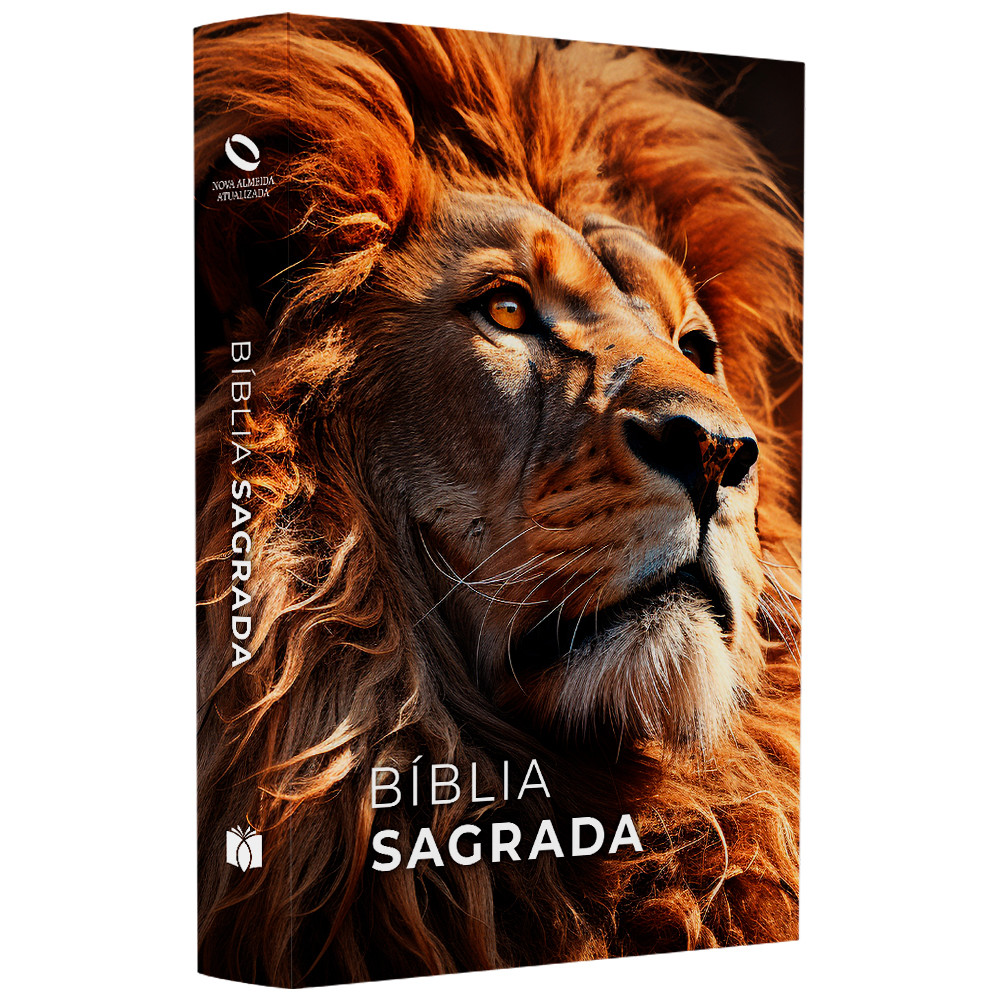 Bíblia Sagrada Leão Supreme | NAA | Letra Normal | Capa Ilustrada
