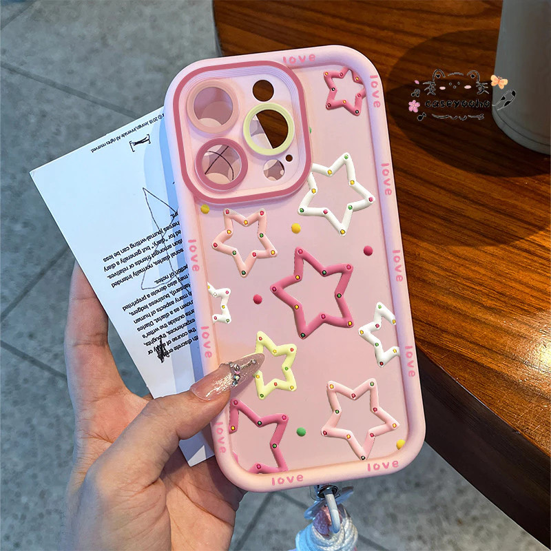 Capinha Capa de Silicone Padrão de estrela Anti queda e Macia para Redmi A2 A3 10C 12C 13C 14C Note 10 11 12 13 em Oferta na Shopee