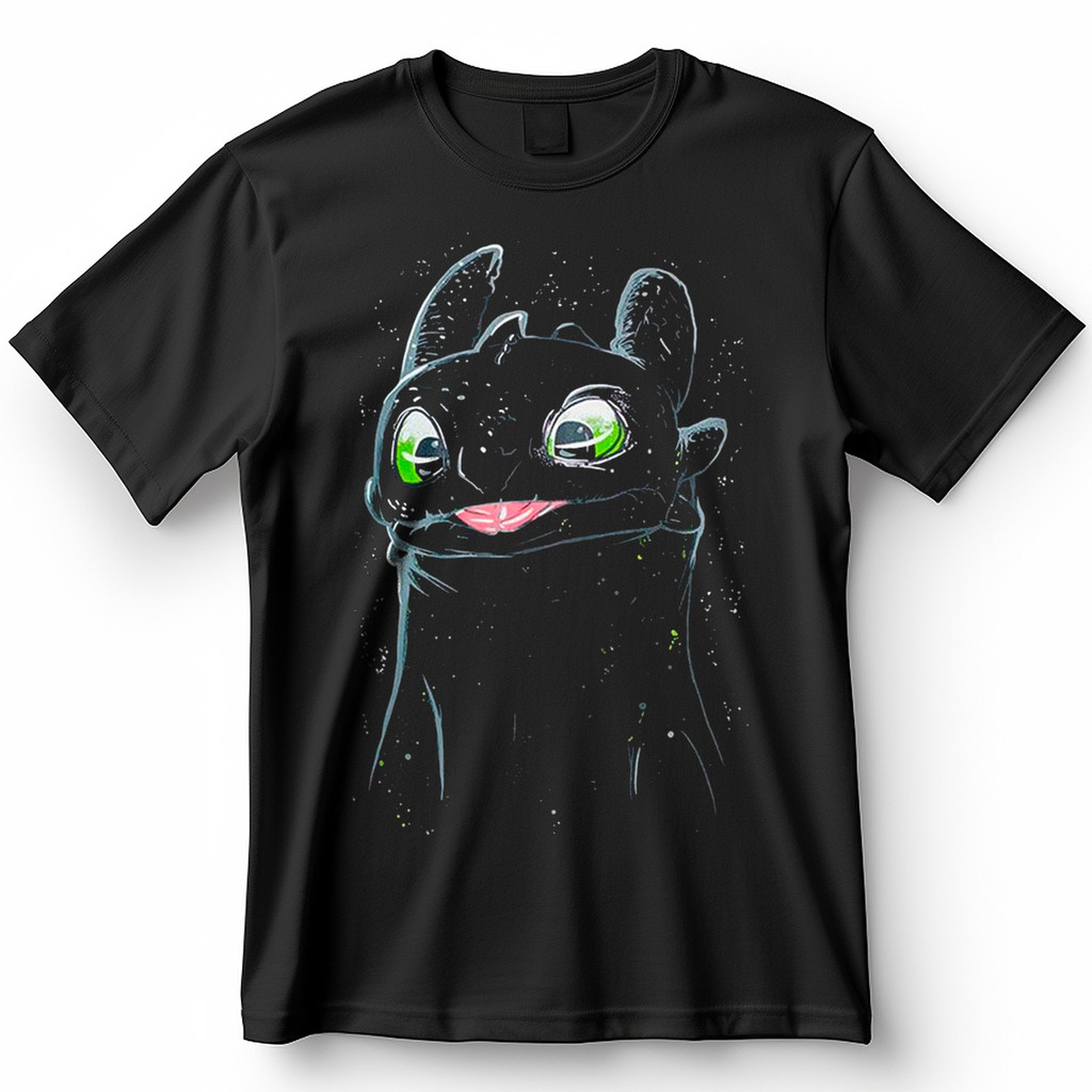 Camisa Banguela Como Treinar o Seu Dragão Blusa Camiseta de Filmes 100% Algodão